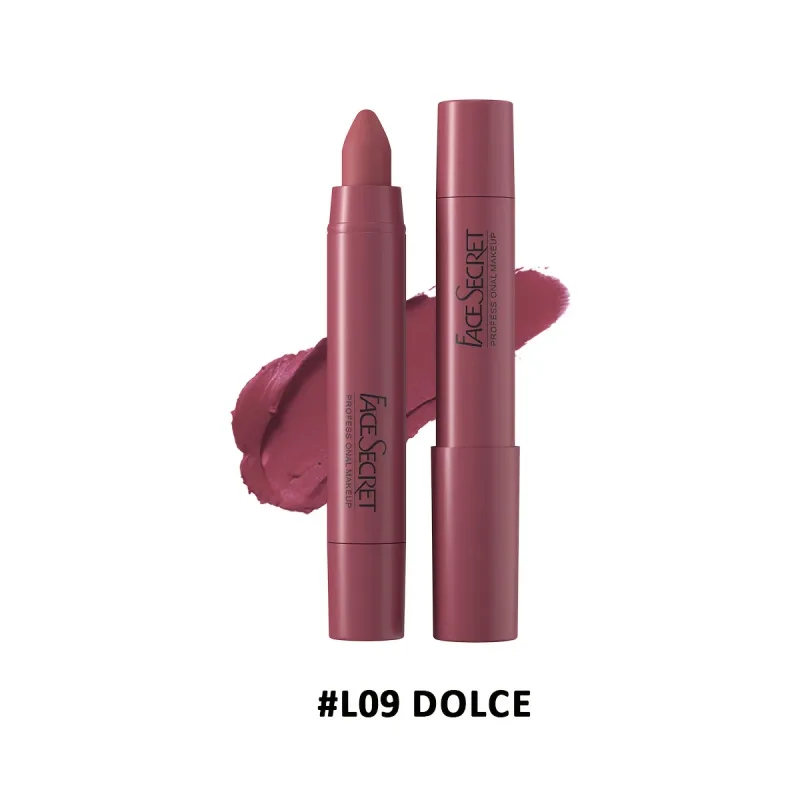 Batom fosco à prova d'água, acabamento de longa duração, antiaderente, leve, aplicação suave, conjunto de combinação labial, 1 peça