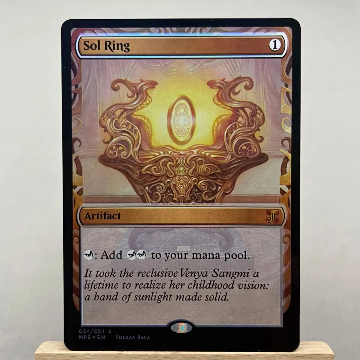 MPS FOIL2-01 TCG Cards for Home Play Proxy Sol Ring Mana Crypt Mox Opal the Mana Vault Chrome Mox Sword of