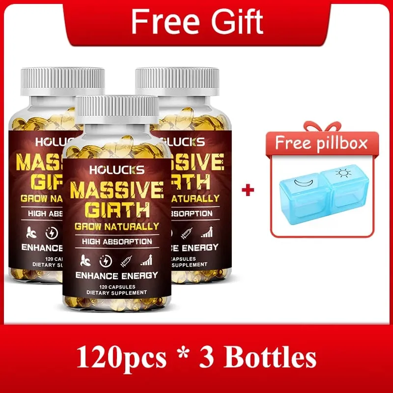 Cápsulas Premium Massive Girth com Ashwagandha apoiam circulação ideal e desempenho aprimorado de energia e bem-estar geral — image 8