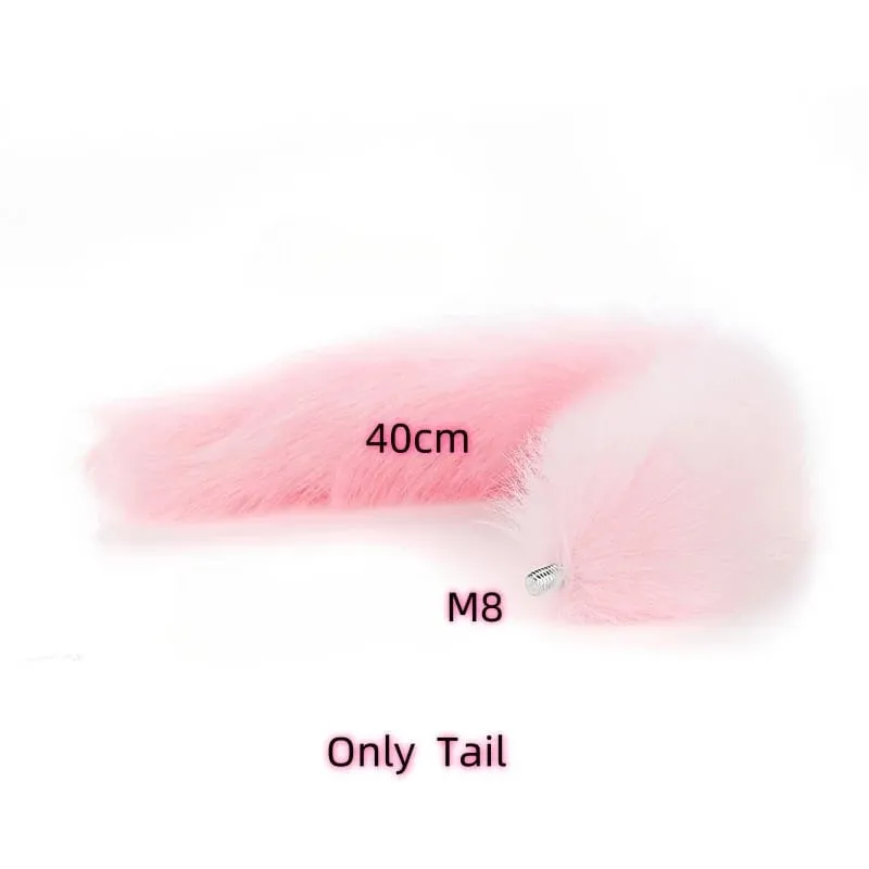 Pequeno silicone butt plug vibrador vaginal plug com destacável falso macio raposa coelho cauda para casal anal grânulo dilatador brinquedos sexuais