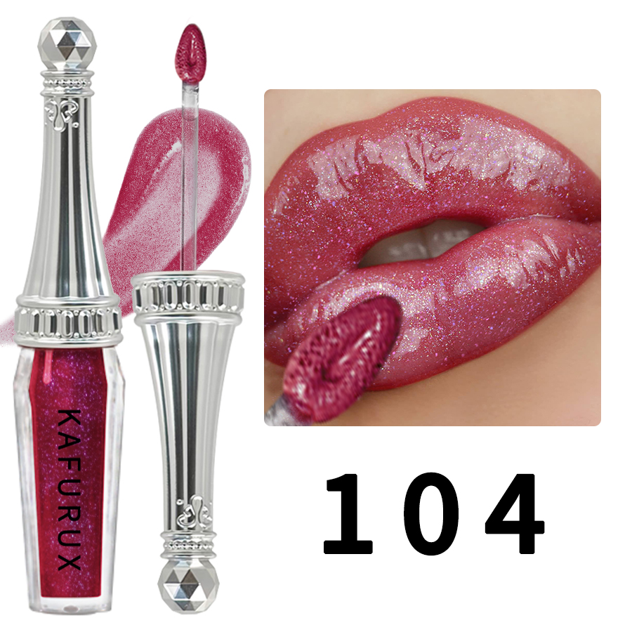 6 cores glitter batons líquidos shimmer brilhante lipgloss perolado matiz labial hidratante longa duração maquiagem esmalte labial para wom — image 12