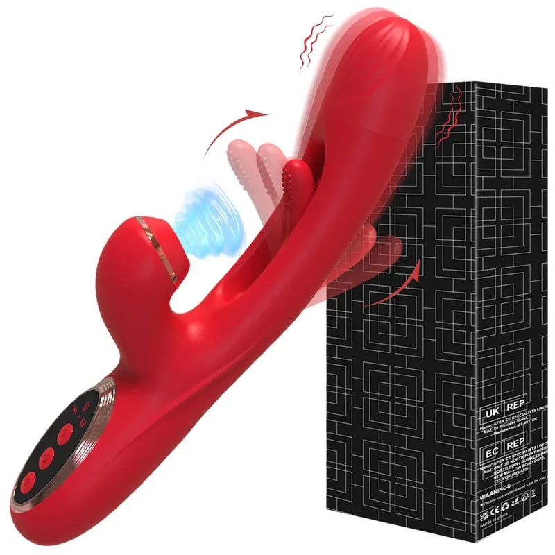 女用陰蒂拍打震動器陰蒂吸盤刺激器強力性玩具女用兔子吸吮震動器