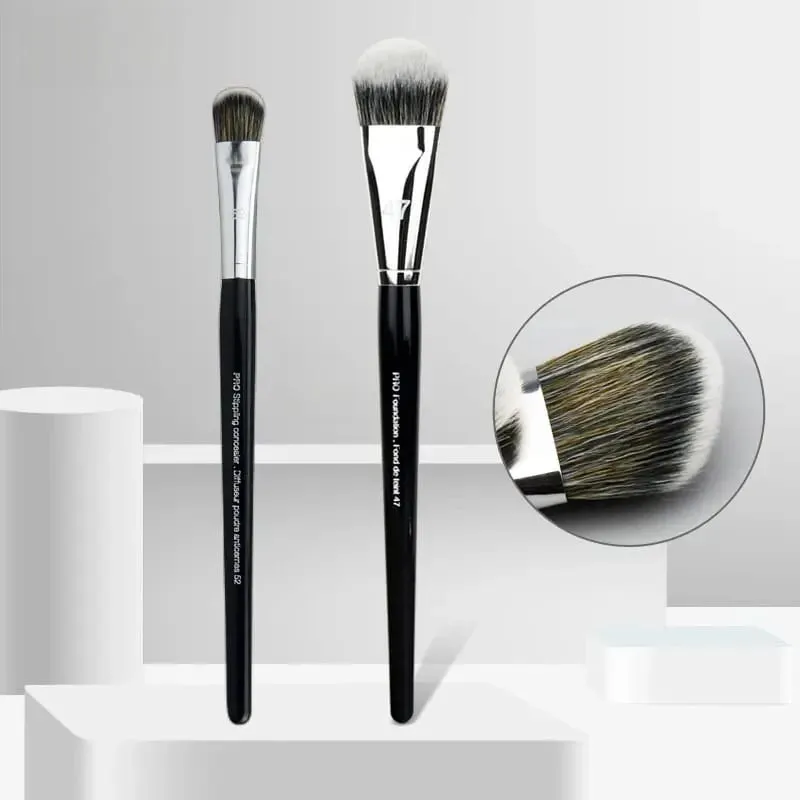 Pincel de base profissional 47/52, cabeça de vassoura, base líquida, sombra, reparação, base de rosto feminino, ferramentas de beleza