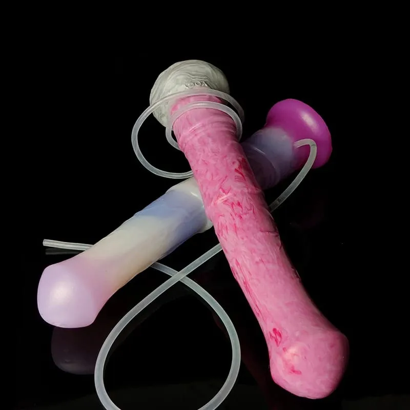 Ejaculating Horse Dildo 10 Modes Vibrator Female Clit Stimulator Silicone Animal Penis With Sucker Sex Toy For Women Men