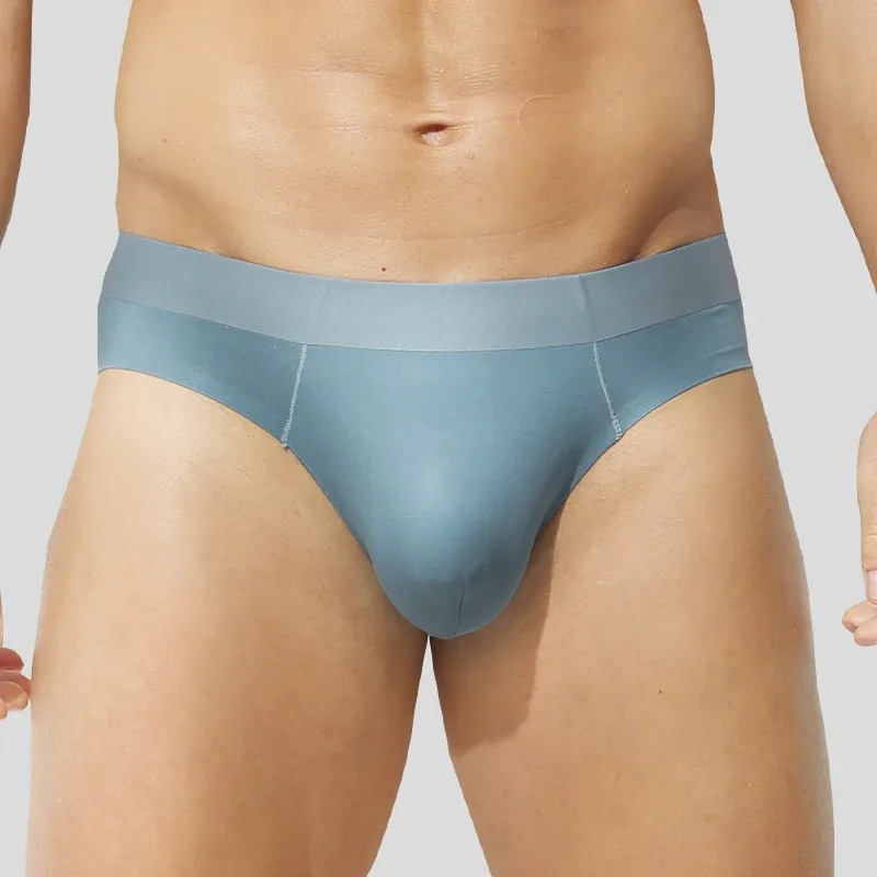 2 peças roupas íntimas masculinas, cuecas triangulares masculinas, antibacterianas sem costura, shorts triangulares respiráveis