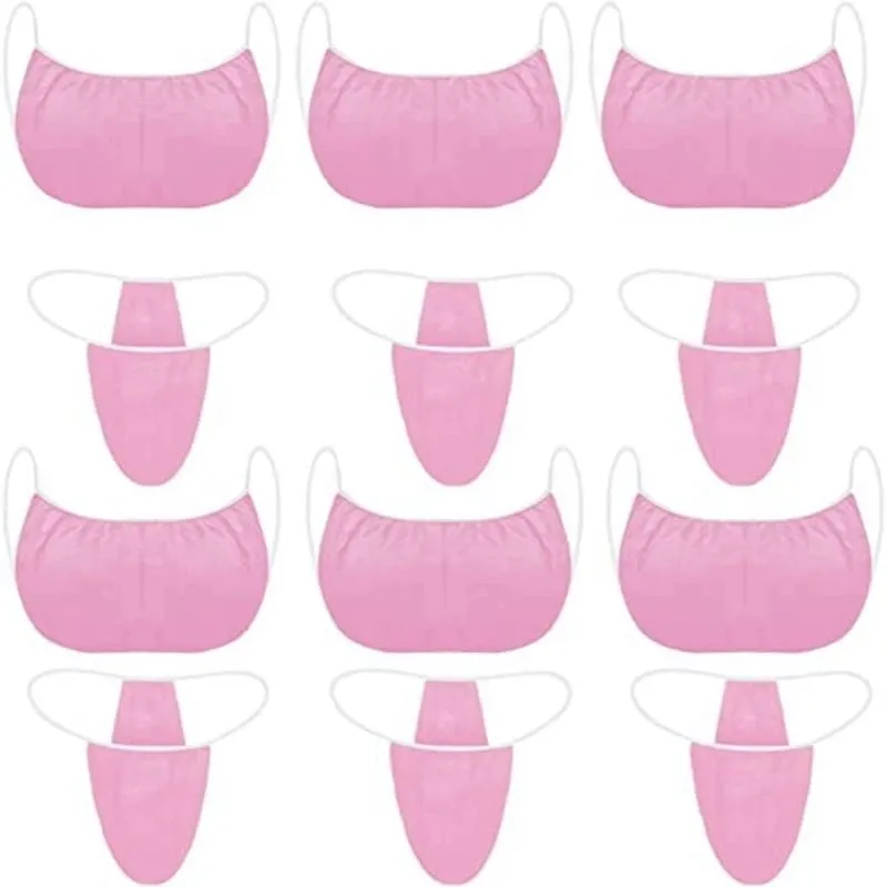 Conjunto de roupa íntima não tecida descartável, 50 unidades, viagem respirável, essencial para mulheres, pacote higiênico embalado individualmente — image 6