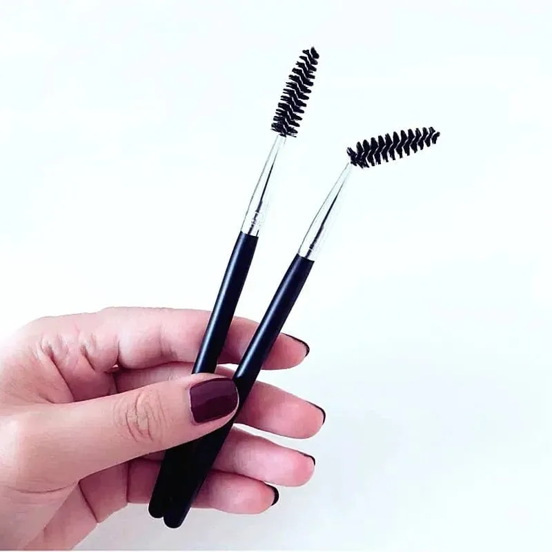 Conjunto de pincéis de maquiagem para cílios de sobrancelha portátil 5 unidades
