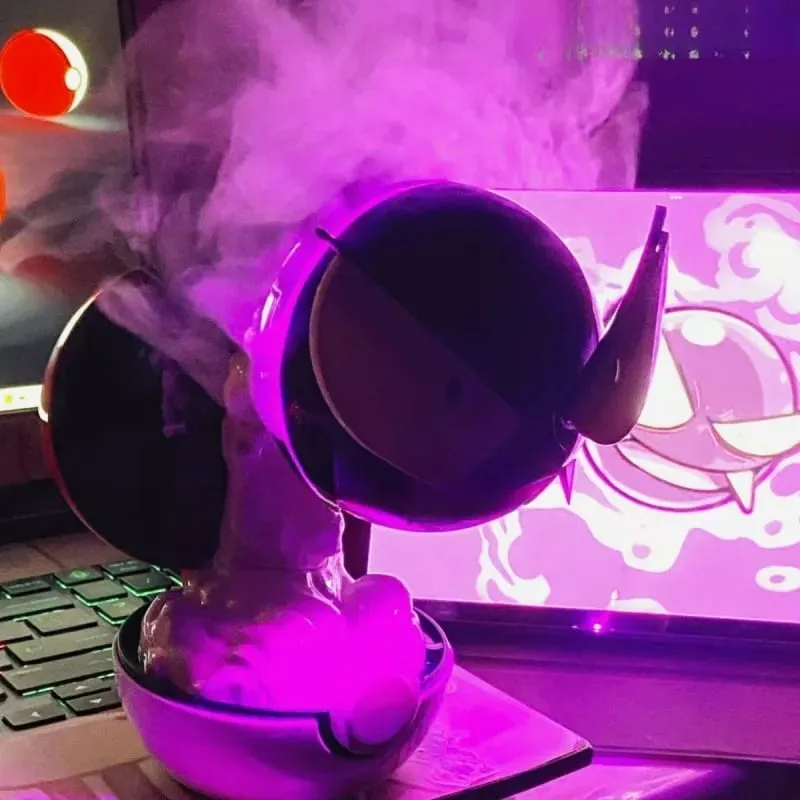 Anime PokéMon Gengar Spray Humidifier Nightlight Air Purifier Ambient Desktop Ornament Room Decoration Creative Periphery Gift