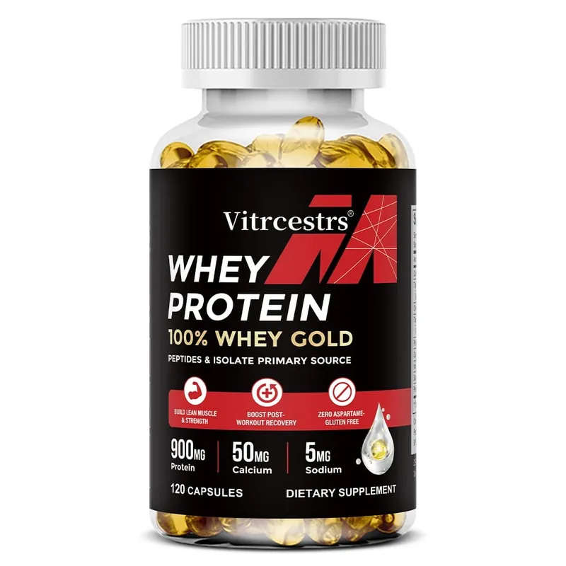 Whey Protein Capsules – High Concentration Promotes Post-workout Recovery Build Abdominal Muscle & Athletic