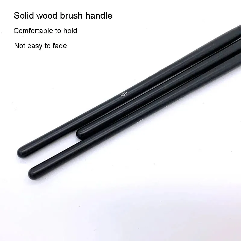 1 件彎眼線化妝刷精密斜角眼線刷眼影眼眉工具細部眼線精密化妝工具