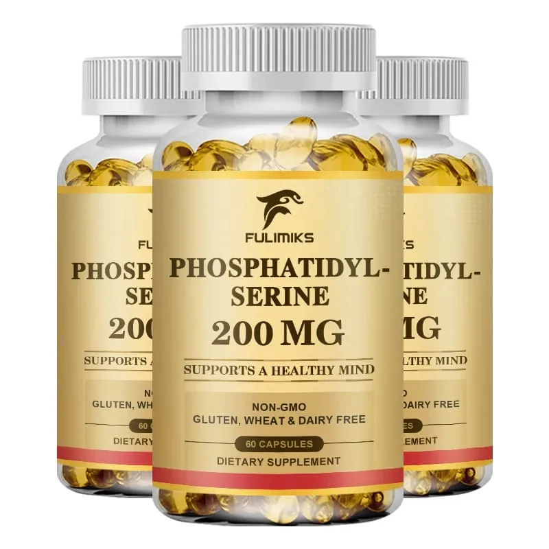 PhosphatidylSerine Capsules High Absorption Supplement for Support Memory Focus Cognitive Sleep and Brain Health — image 9