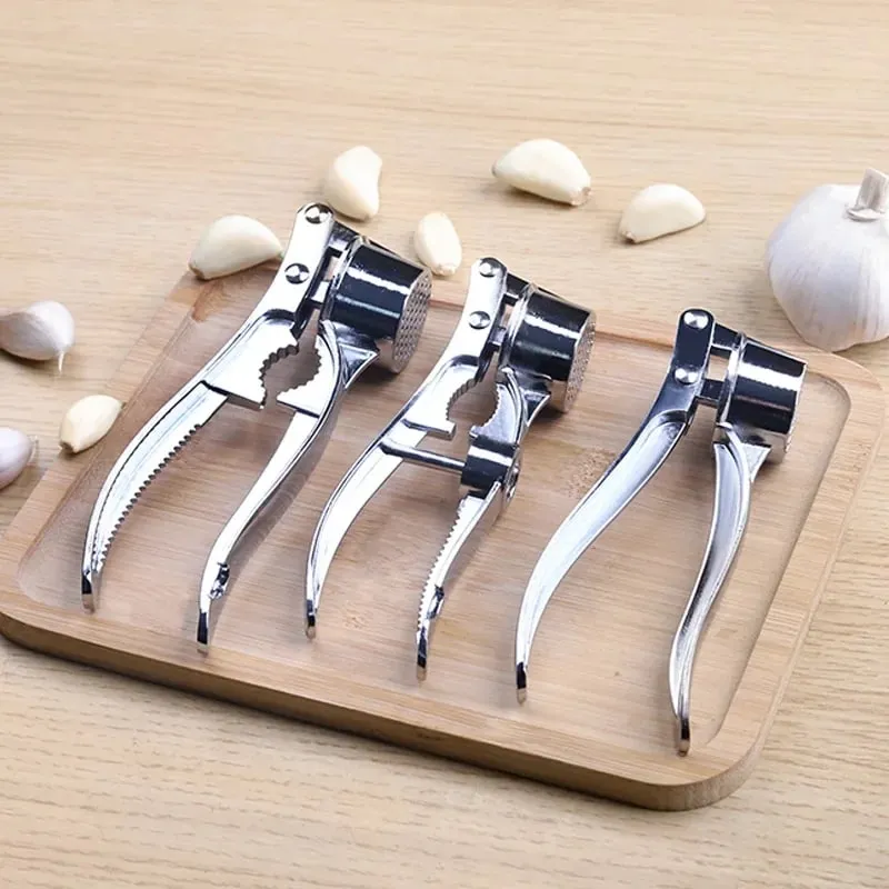 Kitchen Garlic Press Garlic Clips Multi Functional Stainless Steel Manual Pull Efficient Ginger Garlic Crusher Home Utensils