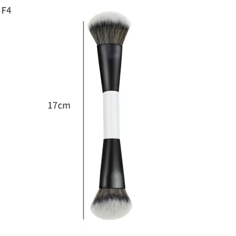 Pincel de contorno facial f4 de ponta dupla, multiuso, alta cobertura, sombra, corretivo, cosméticos, beleza, pó, blush — image 8