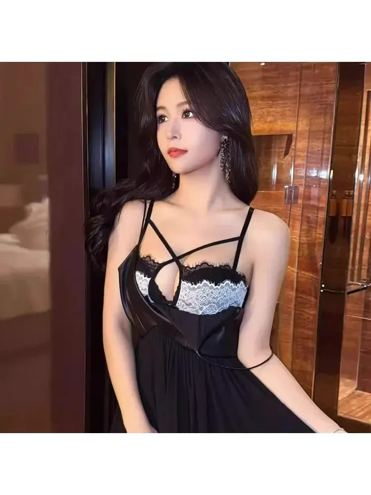 Push Up Bra for Small Bust - French Chic Lace Bralette Set Wireless Comfort Support Anti-Sag Underwear for Petite Women