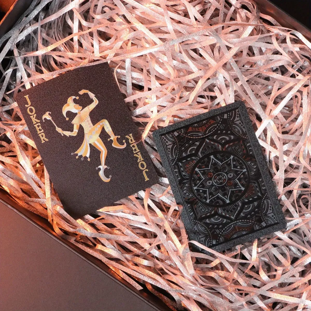 Black Gold Playing Card Game; Plastic Waterproof Poker Suit; Magic Package Board Game Gift Collection — image 6