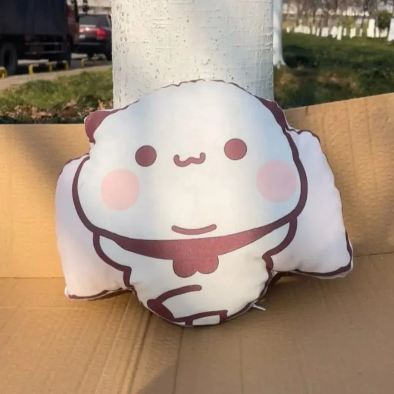 Novo bonito bubu panda almofadas de pelúcia kawaii anime yier travesseiro companheiro de dormir para amigos decoração de casa presente de casal — image 3