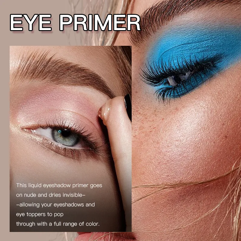 Lock In Beauty Eyeshadow Primer de longa duração à prova de manchas iluminar a cor dos olhos base suave primer de maquiagem para os olhos invisível