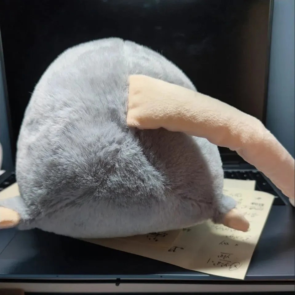 Cute Oversized Big Mouse Plush Pillow Simulation Cartoon Rat Doll 35/50/90cm Birthday Gift