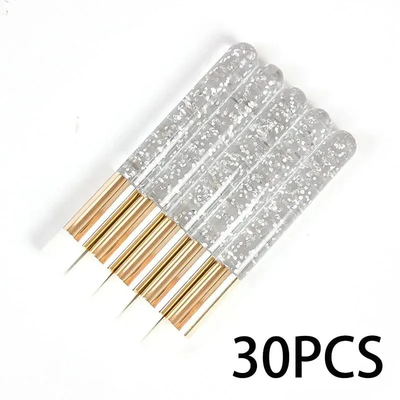 Atacado 30/50 pçs escovas de limpeza de cílios para extensões de cílios glitter lash shampoo escovas nariz poros limpeza ferramentas de maquiagem — image 9