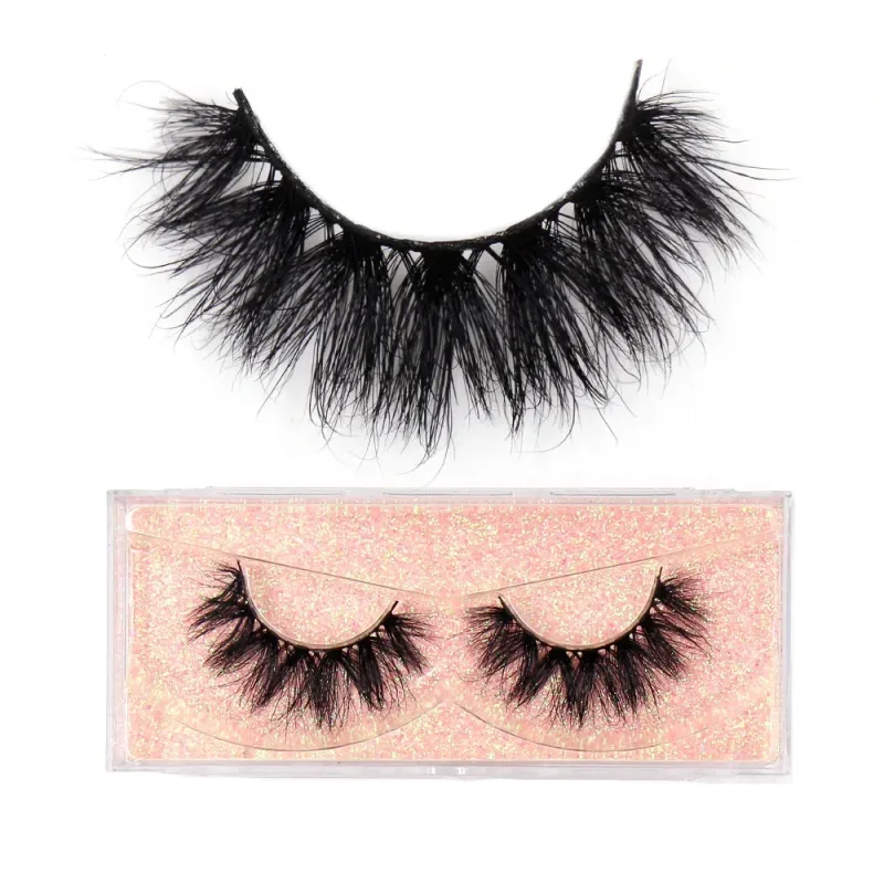 3D Mink Lashes Soft Hair False Eyelashes Fluffy Volume Wispy Fake Eyelashes Extension Makeup