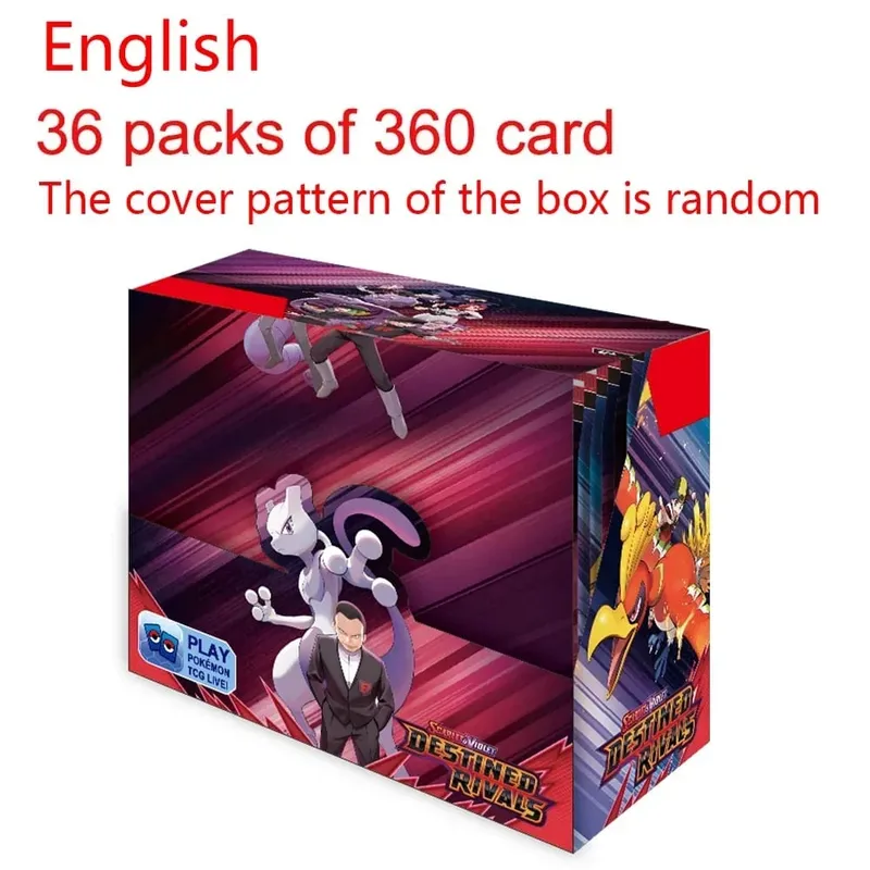 2026 360 Pçs/set Cartão Pokémon MEGA EVOLUÇÃO Pré-grupo SCARLET & VIOLE 151 PHANTASMA FLAMES Prismático Inglês Booster Battle Card