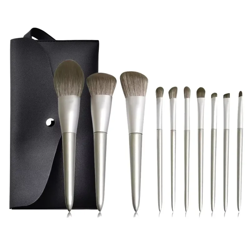 9PCS Makeup Brushes Set Eye Shadow Foundation Powder Contour Makeup Brush Cosmetic Beauty Tool Kit