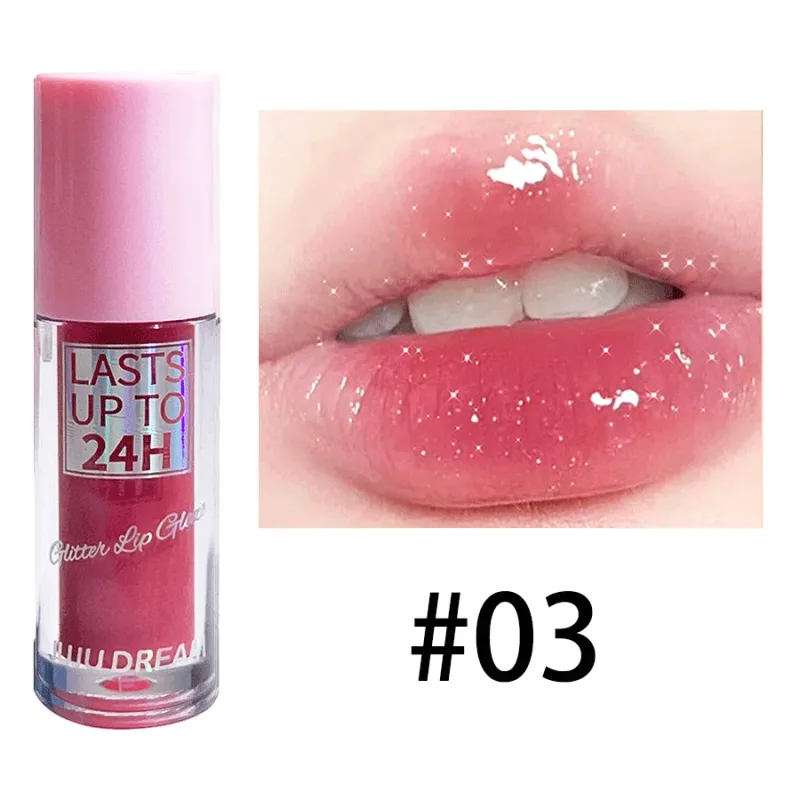 Luz fluida brilho labial esmalte de longa duração brilho labial à prova dwaterproof água batom líquido maquiagem óleo labial matiz hidratante