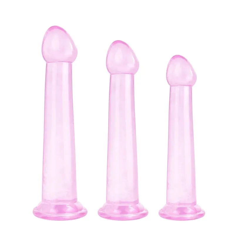 Transparente realista vibrador forte ventosa sem vibrador feminino masturbador anal realista pau brinquedos sexuais para mulher sex shop 18