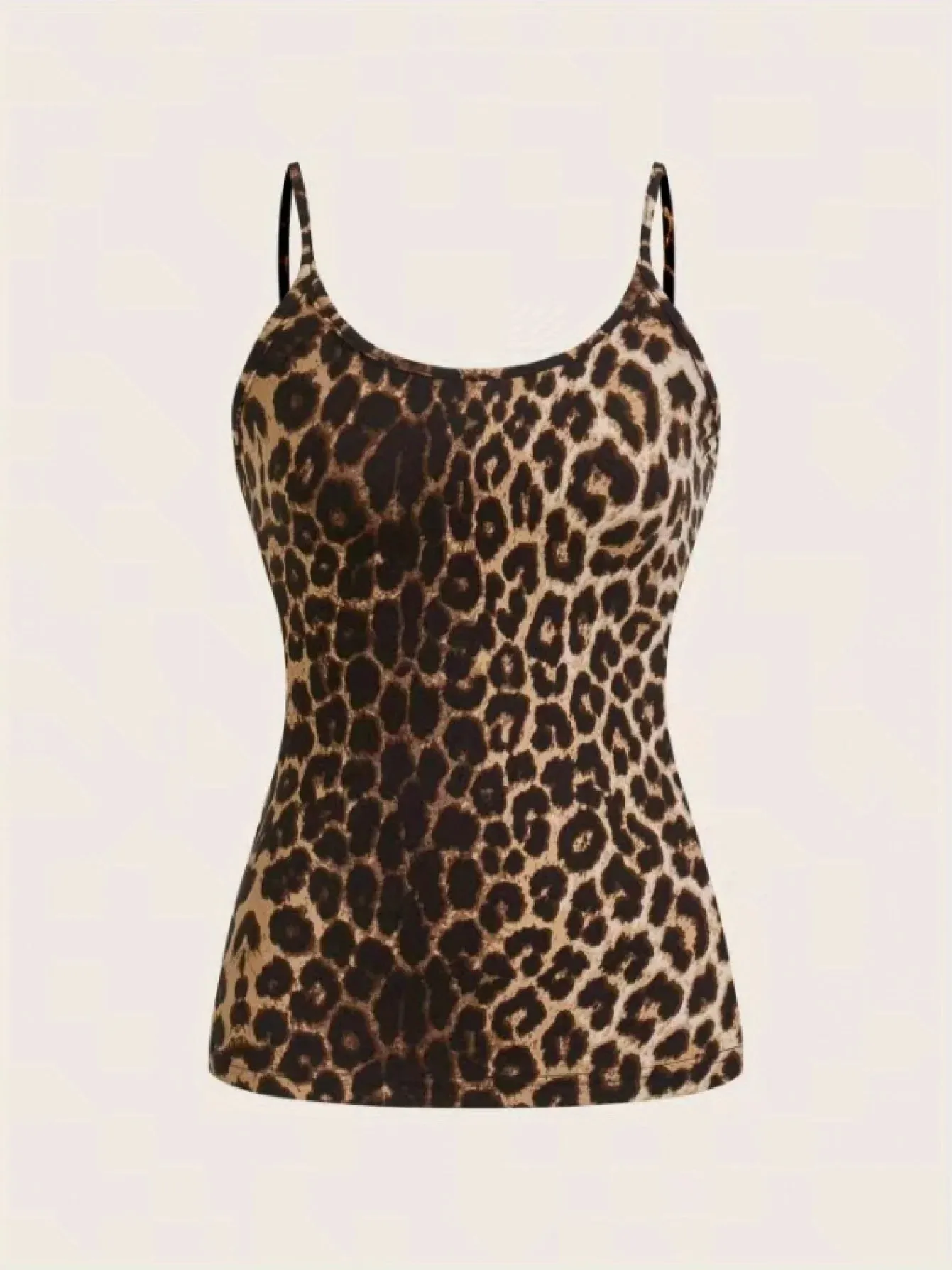 Nova primavera verão e outono sexy cinta leopardo impressão suspender