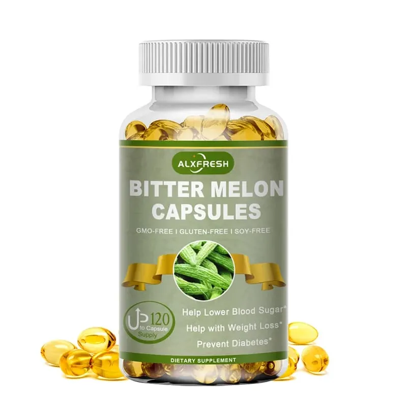 Alxfresh Extra Strength Bitter Melon 2500 mg 16:1 Tillägg Standardiserat och koncentrerat 100 % vegetariskt glutenfritt icke-GMO