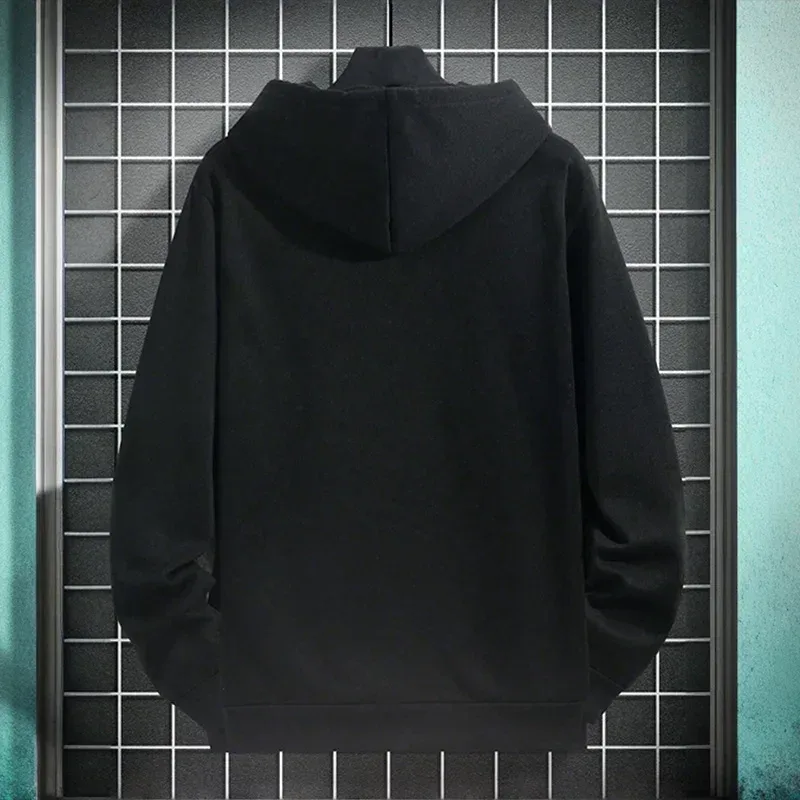 2025 outono/inverno nova chegada moletom com capuz masculino de alta qualidade cor sólida moletom masculino casa ao ar livre casual moda pulôver