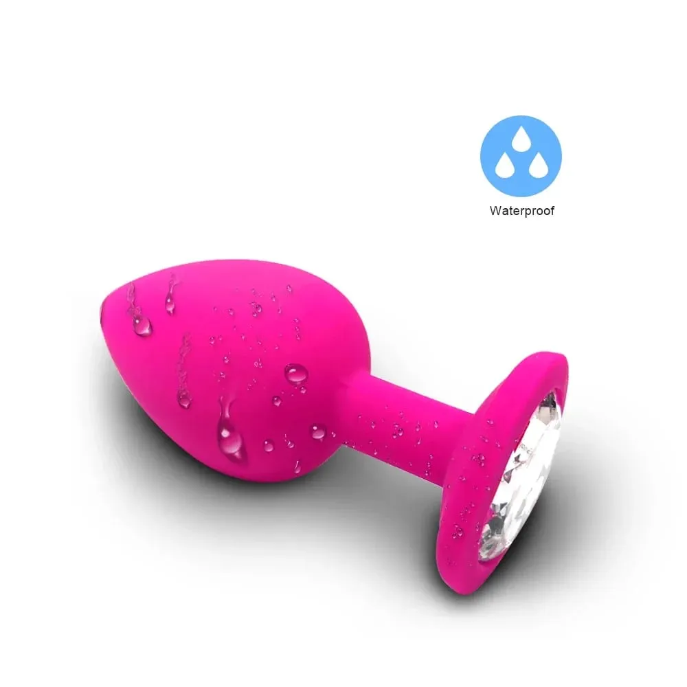 S/m/l plug anal vibrador de bunda feminino/homem silicone macio em forma redonda bala erótica anal plug bala gay brinquedos sexuais para adultos — image 2