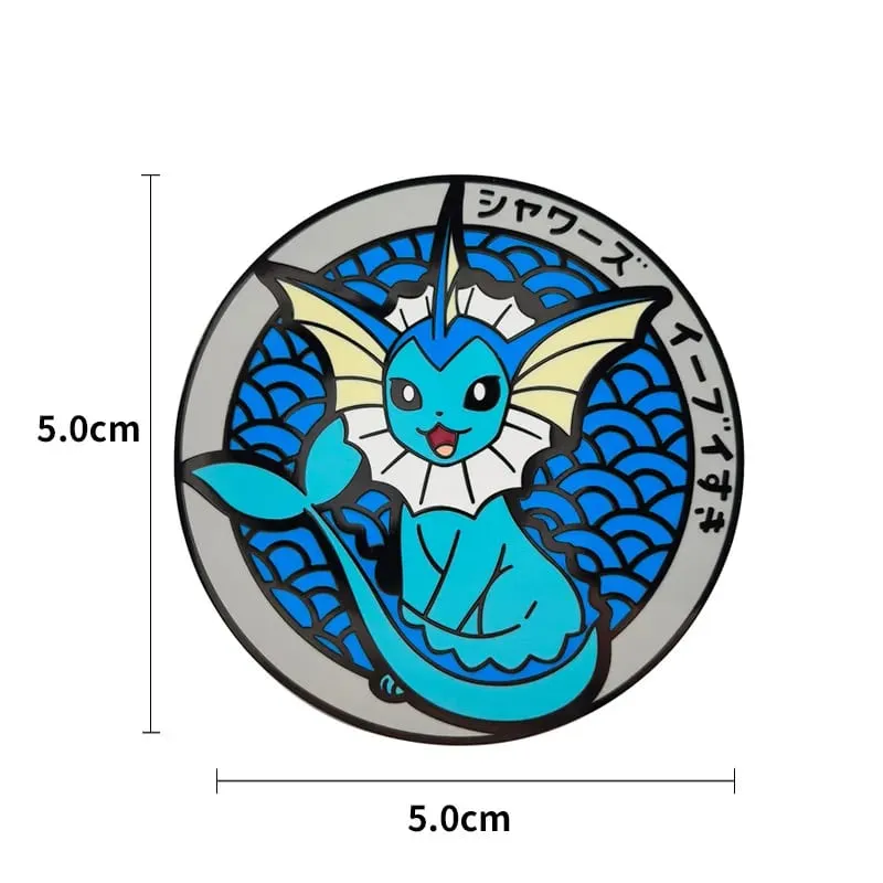 Alfinetes de lapela esmaltados pokemon, broches para mochilas, emblemas de ferro, broche fashion para roupas, joias, presentes, amigos