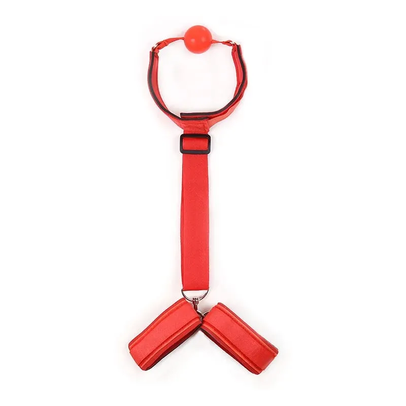Bondage Gear Adjustable Handcuffs Ankle Cuffs Open Leg Restraint Fetish Sex Toys For Woman Couples Adult Games No Vibator