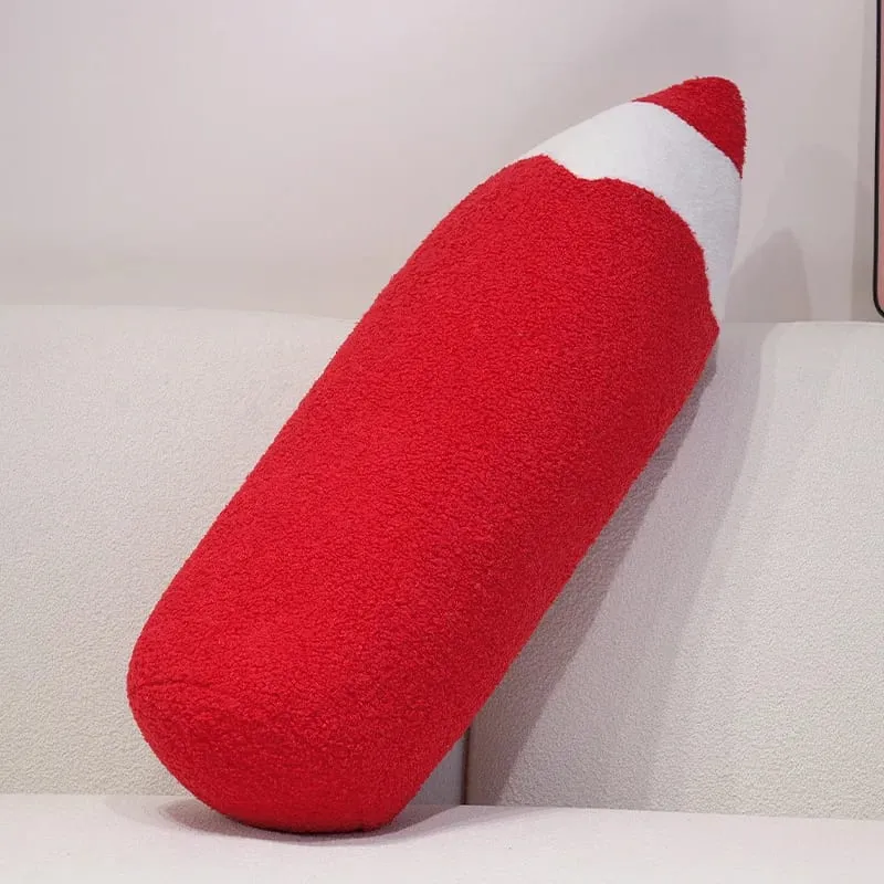 70CM Cartoon Colored Pencil Plush Pillow Soft Sofa Room Cushion Simulation Crayon Toys Nice Gifts