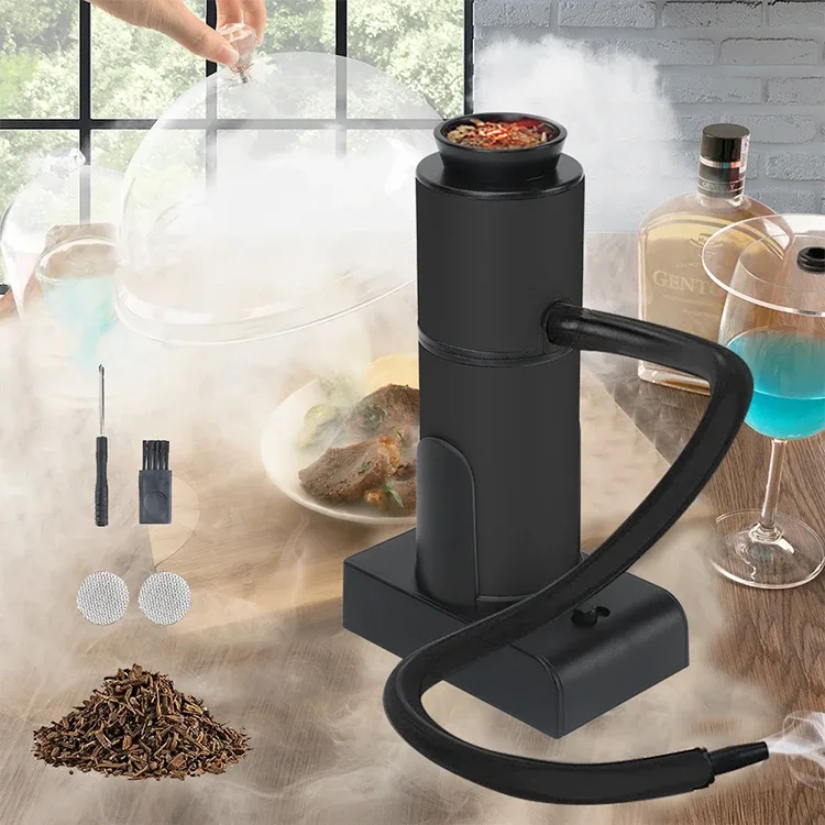 Arma de fumar infusor de fumaça portátil gerador de fumaça fria cozinha molecular alimentos carne fumante cozinhar ferramenta para churrasco grill