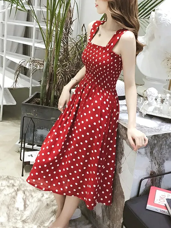 Verão befree praia longo vintage pontos casual babados elegante maxi cinta camis sedoso 5xl vestido vestidos sexy feminino
