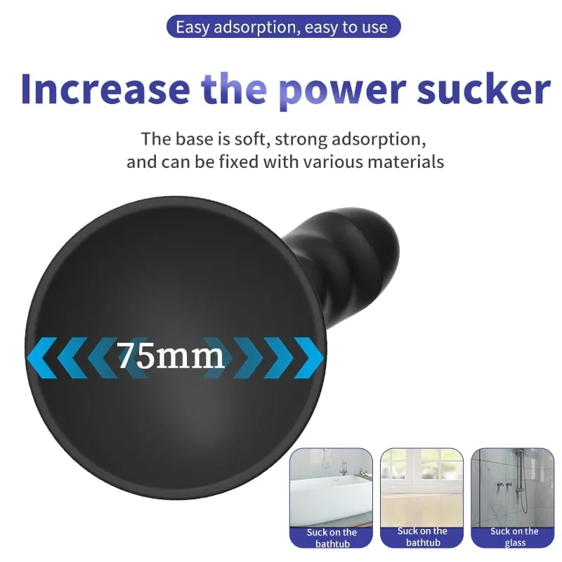 Plugue anal vibrador com ventosa forte, plugue massageador de próstata, ferramentas de masturbação feminina, brinquedos sexuais para casais, produtos para adultos