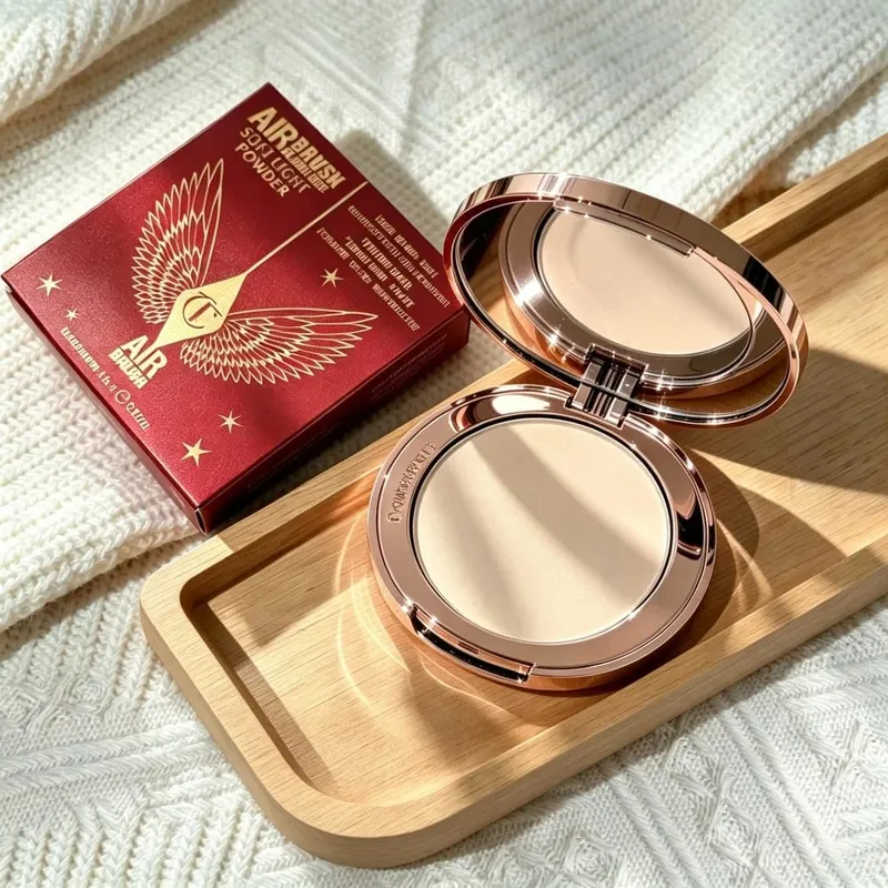 Charlotte Tilbury 霧面定妝粉餅 4 色粉底液好萊塢無瑕濾鏡 CT 化妝包禮品化妝品 — image 14