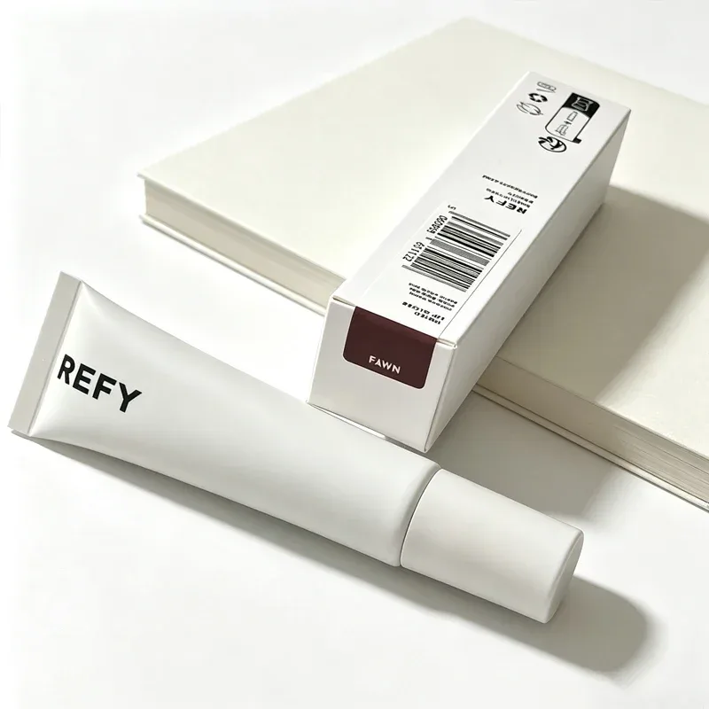 Brand Refy Lip Gloss Metal Applicator Deeply Moisturizing Nourishing Plumping Shine Non-Sticky Satin Nude Lip Makeup Cosmetics