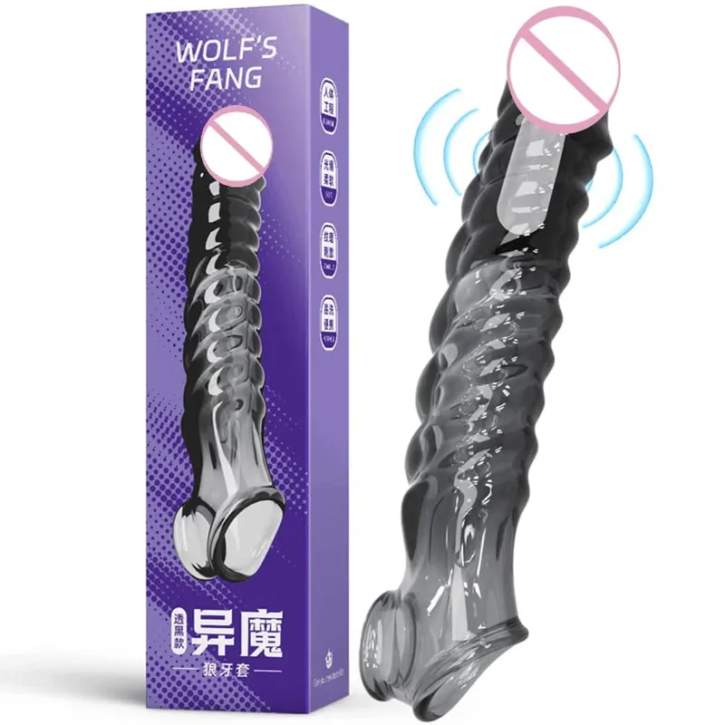 Reutilizável galo anel vibrador atraso preservativo pênis manga extensão estender vibrador adulto anal plug brinquedos sexuais para homens para mulheres brinquedos sexuais