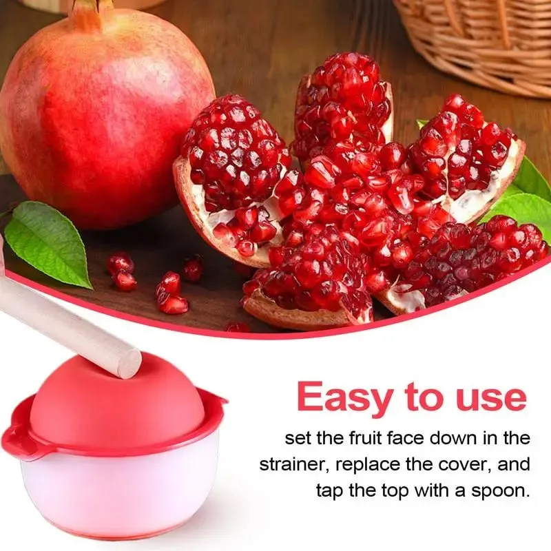 Pomegranate Deseeder Silicone Kitchen Fruit Bowl Pomegranate Peeler Arils Removal Tool Fruit Opener Household Kitchen Gadgets