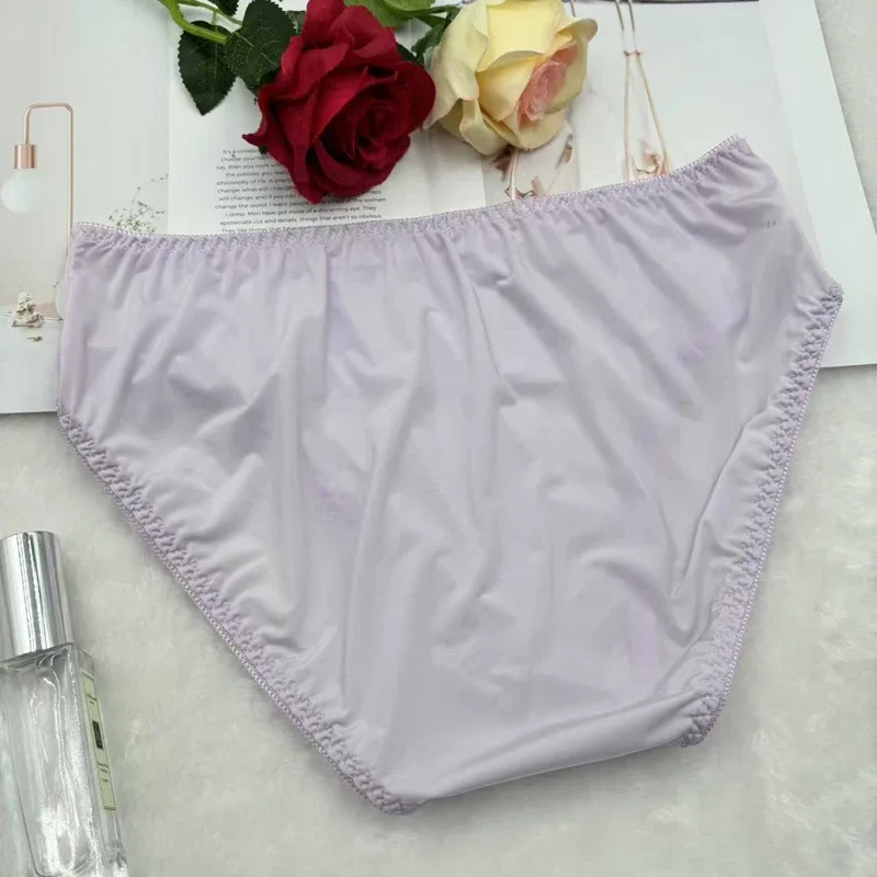 Ultra-Thin Silky Ice Silk Elastic Soft Close-Fitting Fabric Men's Daily Comfort Underwear Breathable Briefs men underwear sexy