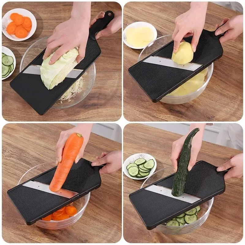 Multifuncional plástico de aço inoxidável cebola frutas vegetais batata dicer cortador slicer ferramenta cozinha lâmina progressiva chopper