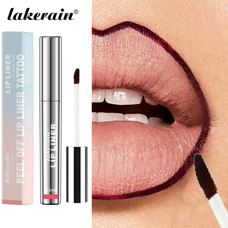 Highly Pigmented Lip Liner Tattoo Matte Peel Off Enhance Lip Liner Lasting Lip Stain Waterproof Transfer-proof Lipstick 4colors — image 2