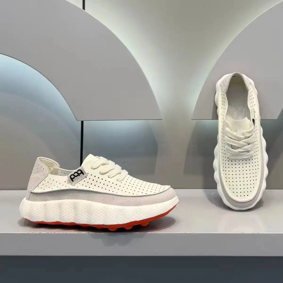 Novo verão dos homens tênis respirável tênis de corrida plataforma grossa sapatos casuais antiderrapante masculino caminhada ao ar livre calçado de corrida