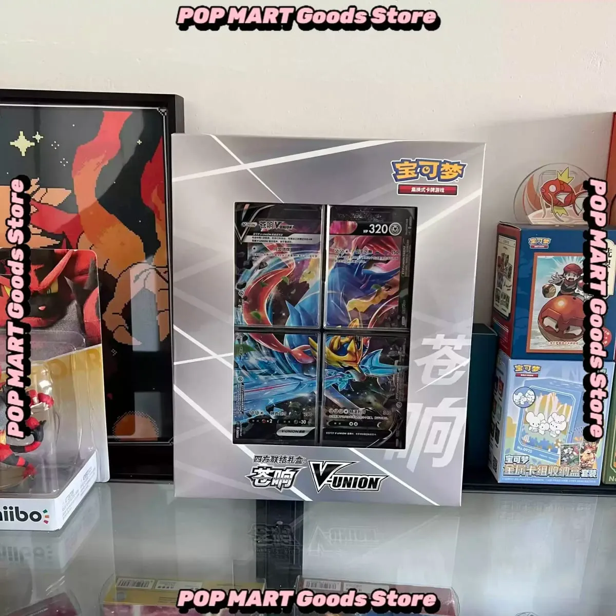In Stock 100% Original Pokemon Ptcg Card Quartet Coupling V-Union Gift Boxes Pikachu Big Gather Moru Baker Mew-Two Ptcg Box