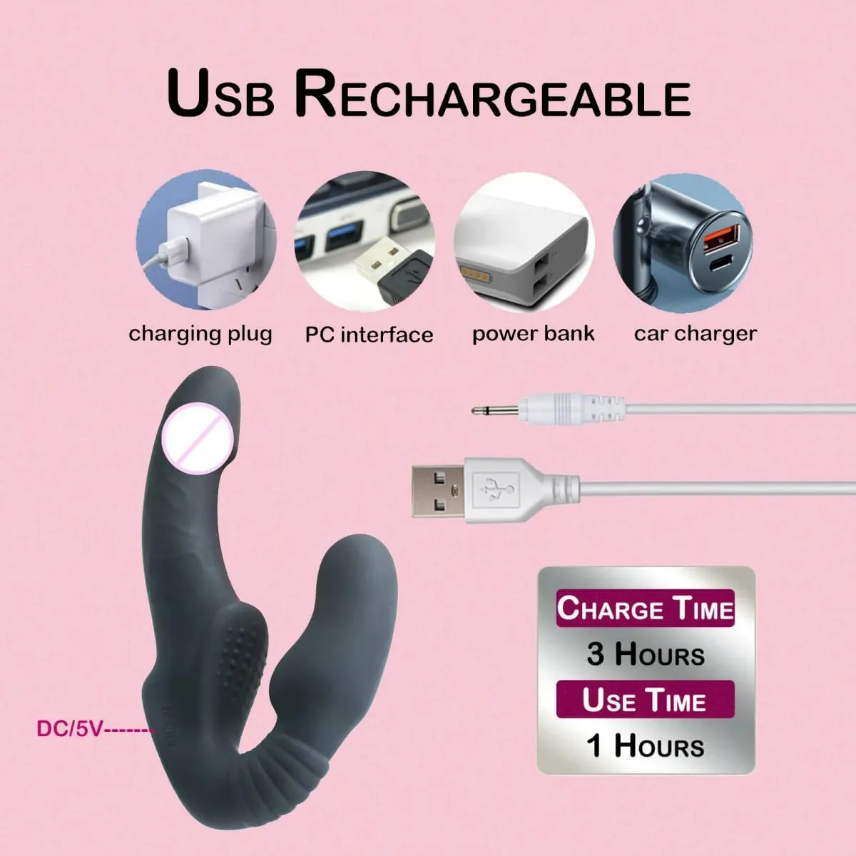Vibrador sem alças com controle remoto para mulheres, casais lésbicos, ponto g, brinquedos sexuais com estimulador de clitóris