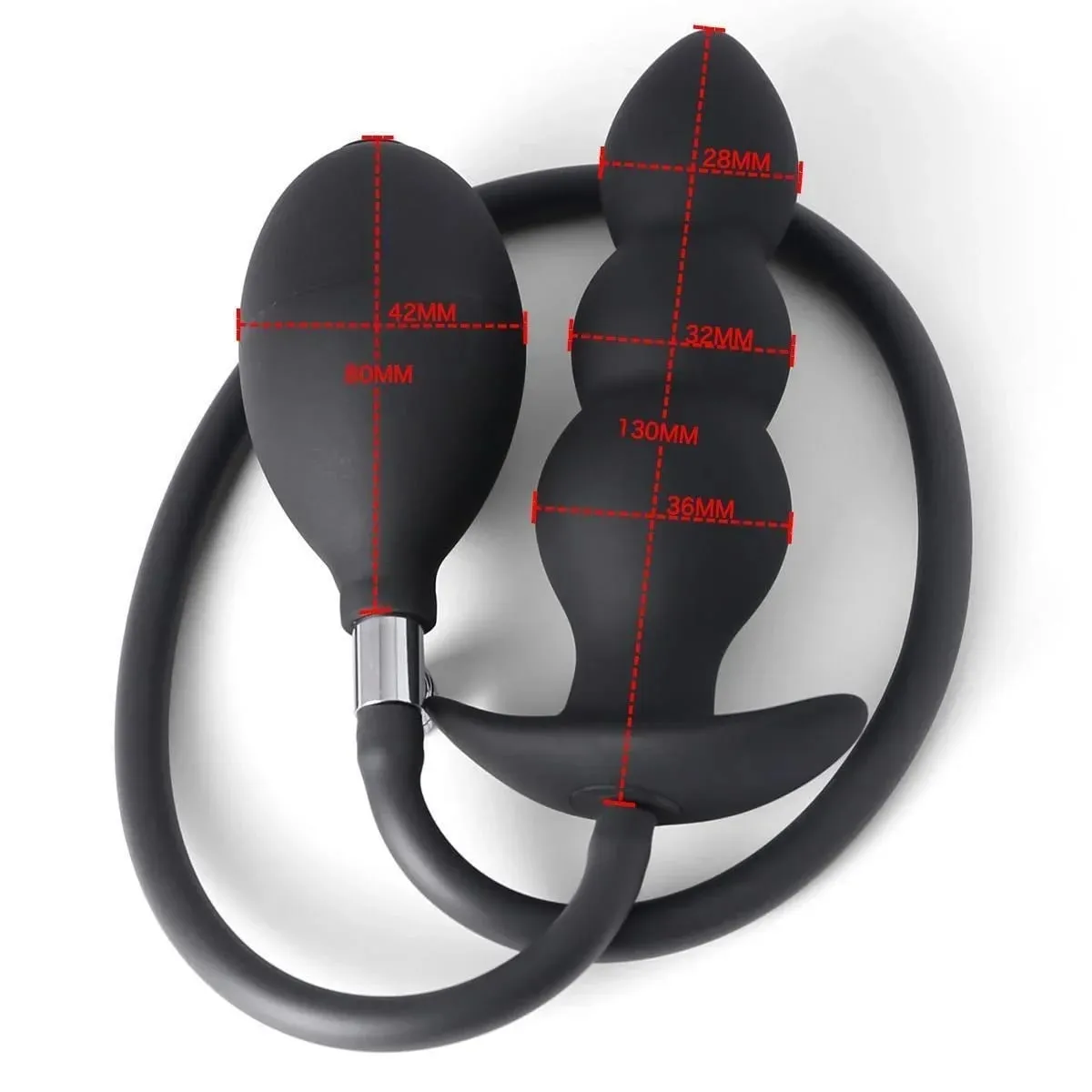Expansor anal expandir inflável anal plug oversized enema treinamento butt plug dilatador bunda brinquedo sexual de próstata para homens