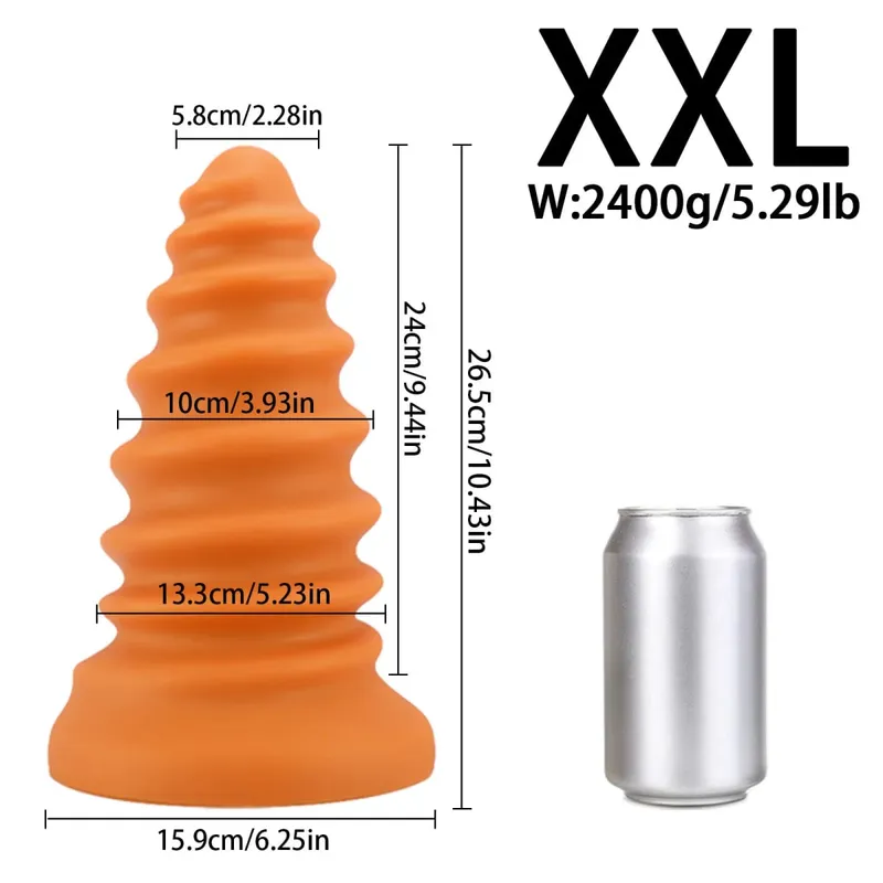 Enorme plugue anal treinamento anal dilatador grande vibrador bunda longo parafuso butt plug grande brinquedo sexual gay para mulheres homens massagem de próstata 18
